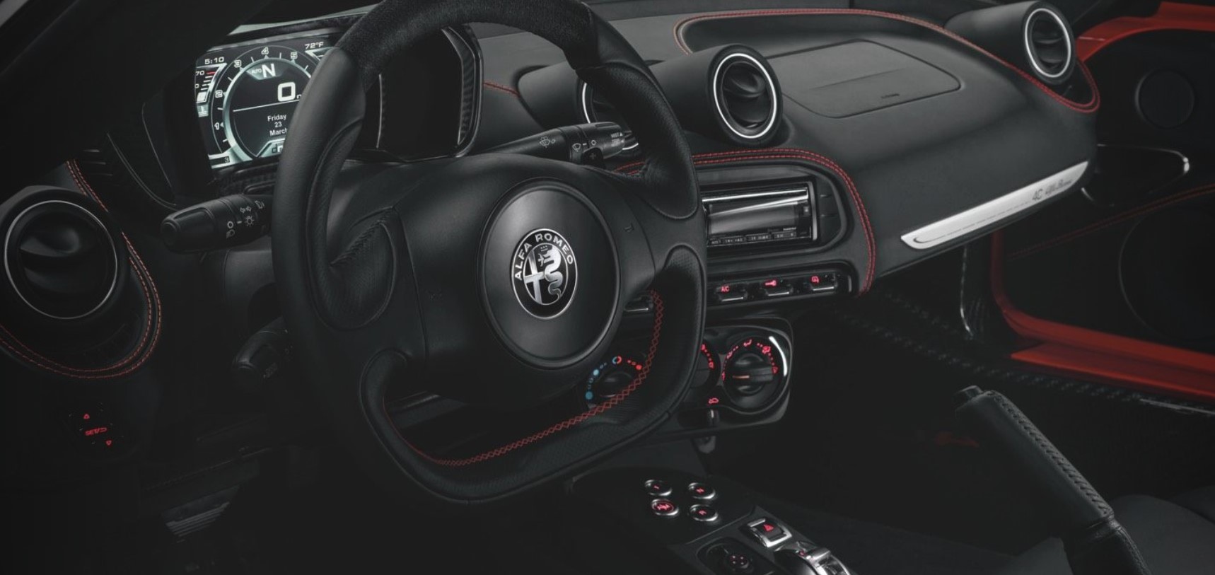 2018 Alfa Romeo 4C Coupe Leather Interior